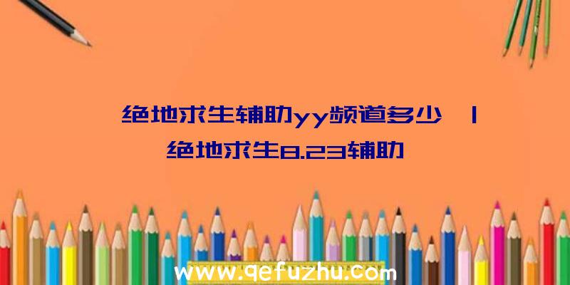 「绝地求生辅助yy频道多少」|绝地求生8.23辅助